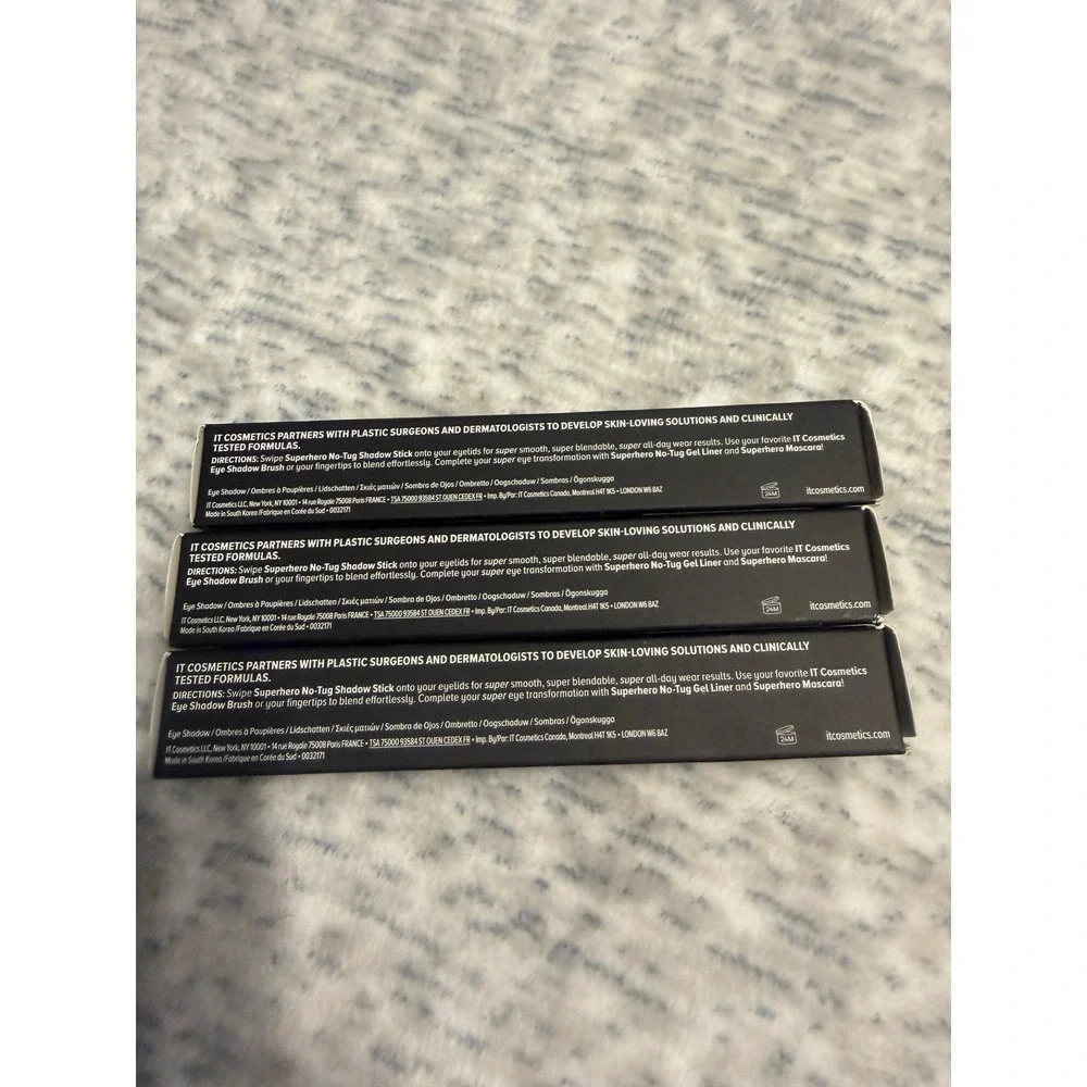 IT Cosmetics‎ Superhero No Tug Shadow Stick Gallant Gold Smooth Longwear 3 Pack